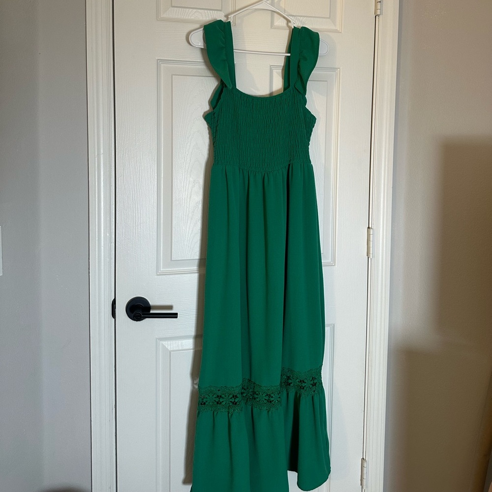 Target Green Sleeveless Casual Dress